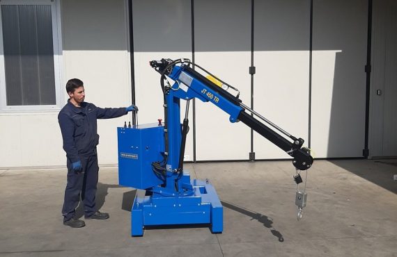 Mini grúas eléctricas o semi automáticas con capacidad hasta 450 kg.