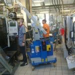 Mini crane with capacity up to 500 kg.