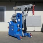 For handling molds in the tire production sector.