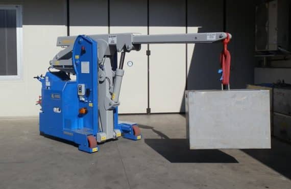 Grúa para producción neumáticos Minidrel 40S_ARR