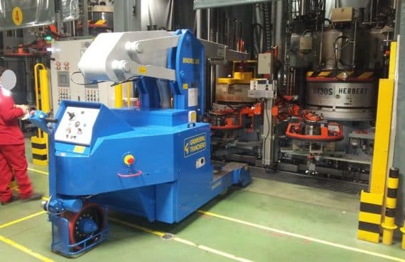 Grúa eléctrica para moldes neumáticos Minidrel 60S_ARR