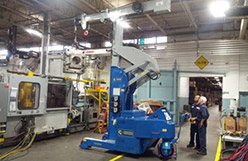 Grúas para prensas con fuerza de cierre hasta 6.000 kg.