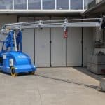 Mini crane For lifting loads up to 6.500 kg.