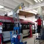 Mobile cranes for lifting loads up to 3.000 kg.