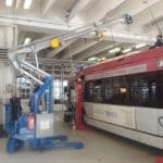Mobile cranes for lifting loads up to 3.000 kg.